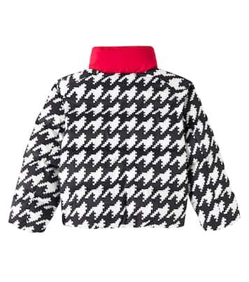 Nuuk houndstooth down ski jacket | Perfect Moment Kids