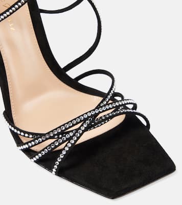 Sandales Ankletie 105 en daim | Gianvito Rossi