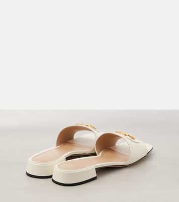 VLogo Signature leather slides | Valentino Garavani