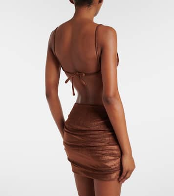 Minigonna Thea in spugna con ruches | Jade Swim