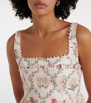 Minikleid Barbara aus Leinen | Agua by Agua Bendita