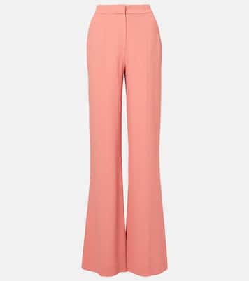 High-rise cady flared pants | Elie Saab