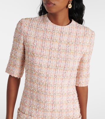 Abito corto in tweed | Versace