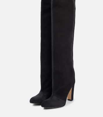 Bottes Gardahi 105 en daim | Manolo Blahnik