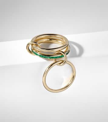 Bague Pyrus en or 18 ct et émeraudes | Spinelli Kilcollin