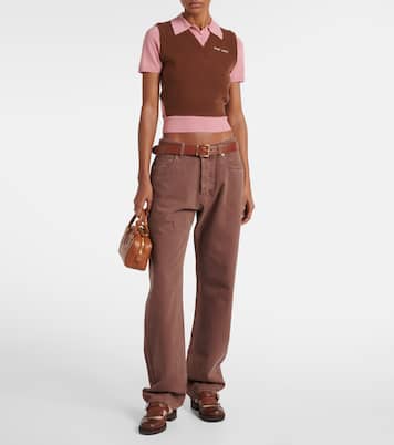 Polo in lana e cashmere  | Miu Miu
