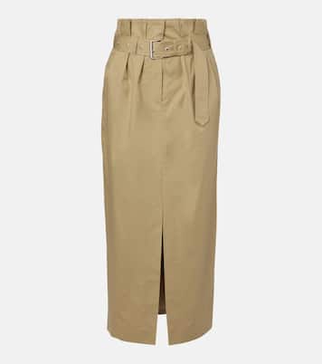 Jupe midi en coton | Dries Van Noten