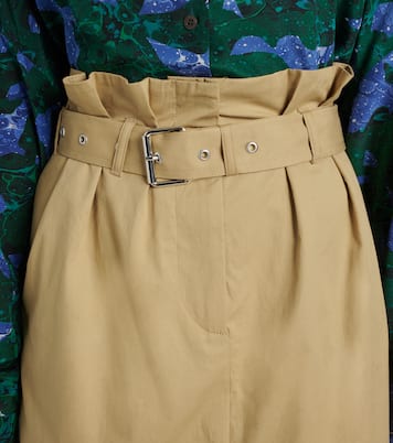 Jupe midi en coton | Dries Van Noten