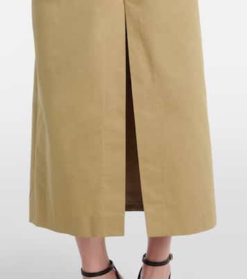 Jupe midi en coton | Dries Van Noten