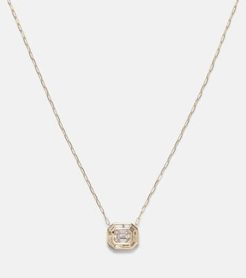 Halskette Illusion aus 18kt Gelbgold mit Diamanten | Shay Jewelry
