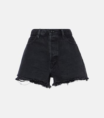 Frayed denim shorts | Frame