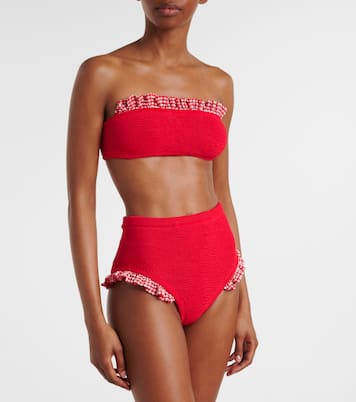 Peggy gingham bikini | Hunza G
