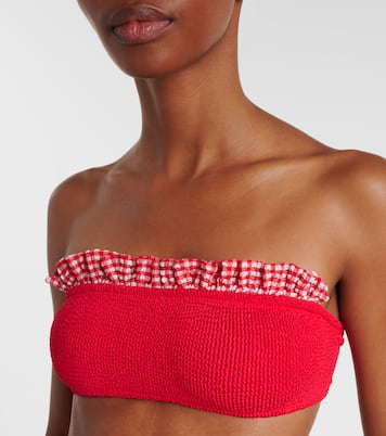 Peggy gingham bikini | Hunza G