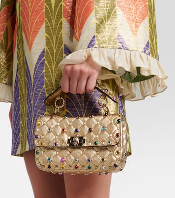 Rockstud Spike Small leather crossbody bag | Valentino Garavani