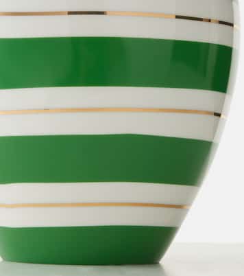 Portofino striped porcelain urn | Jonathan Adler