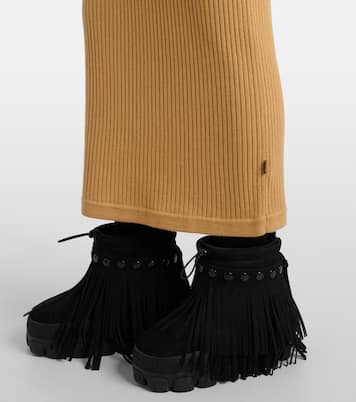 Mireille ribbed-knit maxi dress | Goldbergh