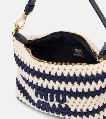 Sac en crochet à logo | Miu Miu