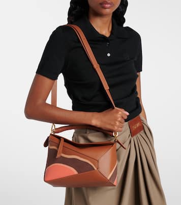Bolso Puzzle Edge Landscape Small de piel | Loewe