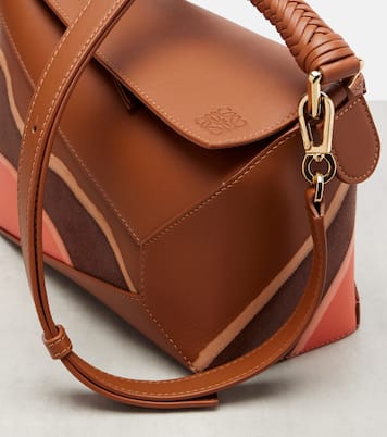 Bolso Puzzle Edge Landscape Small de piel | Loewe
