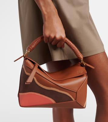 Bolso Puzzle Edge Landscape Small de piel | Loewe