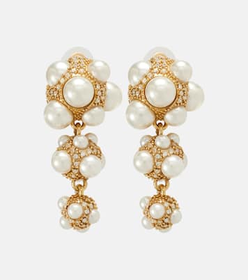 Embellished drop earrings | Oscar de la Renta