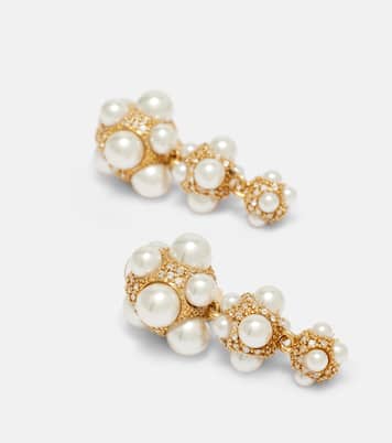 Embellished drop earrings | Oscar de la Renta