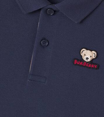 Cotton piqué polo shirt | Burberry Kids