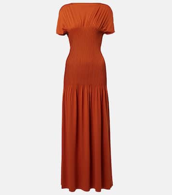 Pleated jersey maxi dress | Toteme