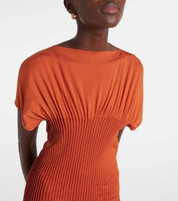 Pleated jersey maxi dress | Toteme