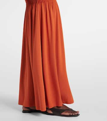 Pleated jersey maxi dress | Toteme