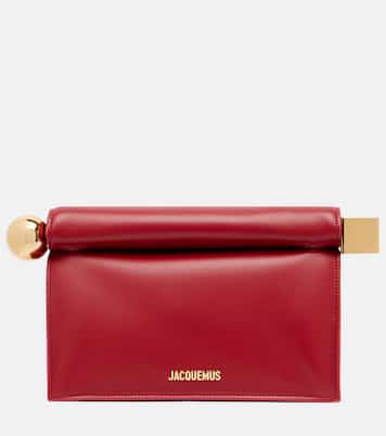 Pochette Rond Carré Small en cuir | Jacquemus