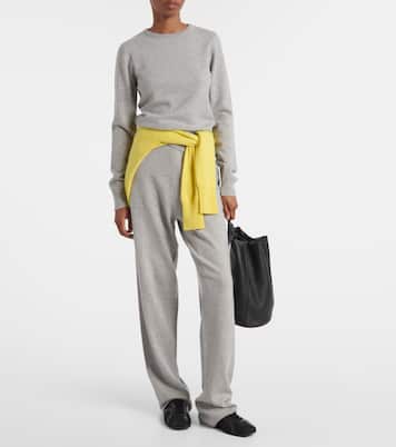 Pantalon droit Rush en cachemire mélangé | Extreme Cashmere