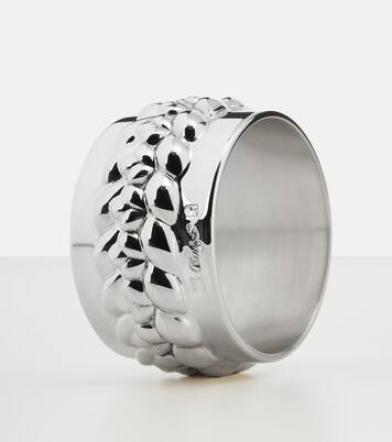 Rond de serviette Babylone en plaqué argent | Christofle