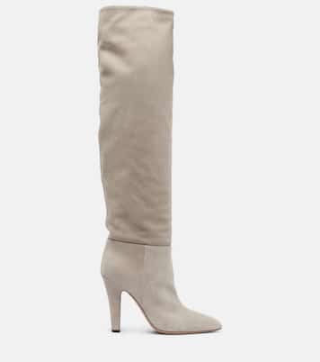 Elsa 100 suede over-the-knee boots | Paris Texas