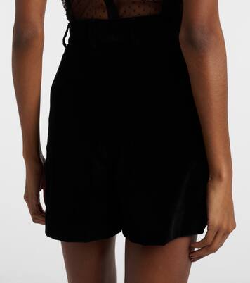 Cotton and silk-blend shorts | Dolce&Gabbana