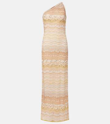 Maxikleid Zig Zag aus Lamé | Missoni