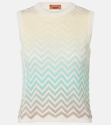 Zigzag cotton-blend top | Missoni