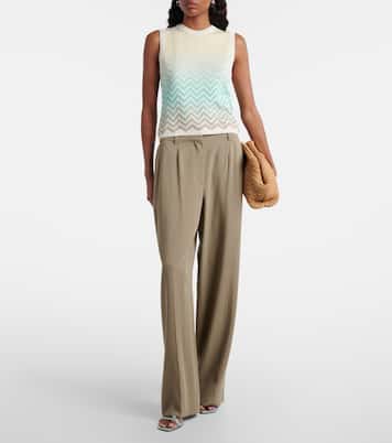 Zigzag cotton-blend top | Missoni