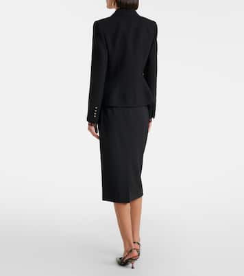 Wool-blend pencil skirt | Dolce&Gabbana