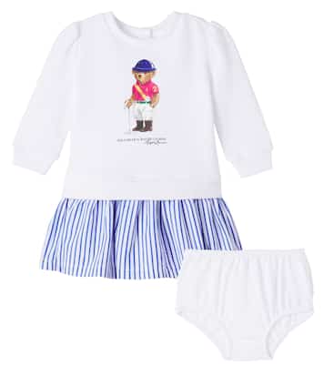 Baby Polo Bear bloomers and dress set | Polo Ralph Lauren Kids