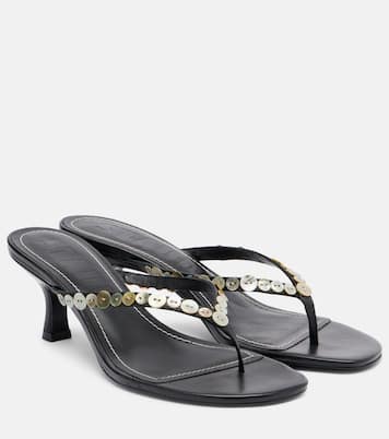 Freja leather thong sandals | Staud