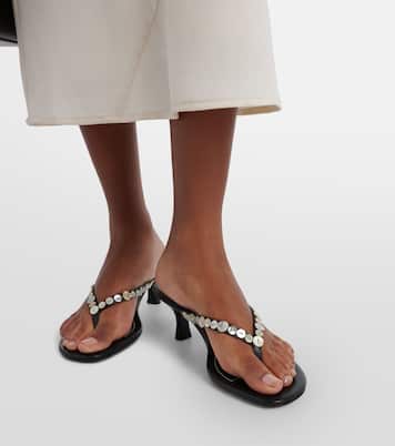 Freja leather thong sandals | Staud