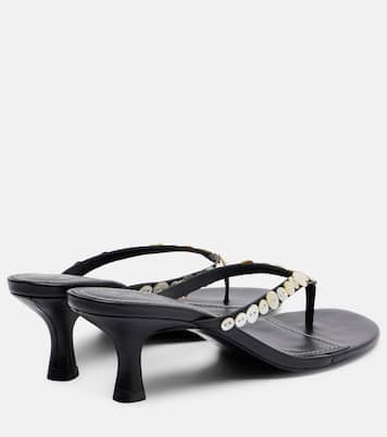 Freja leather thong sandals | Staud