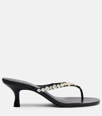 Freja leather thong sandals | Staud