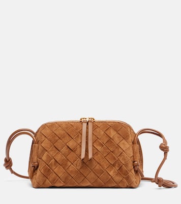 Concert Mini suede crossbody bag | Bottega Veneta