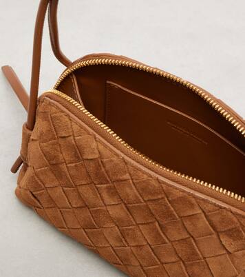 Concert Mini suede crossbody bag | Bottega Veneta