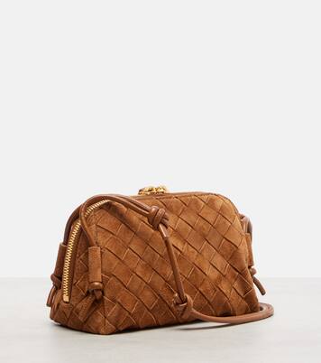 Concert Mini suede crossbody bag | Bottega Veneta