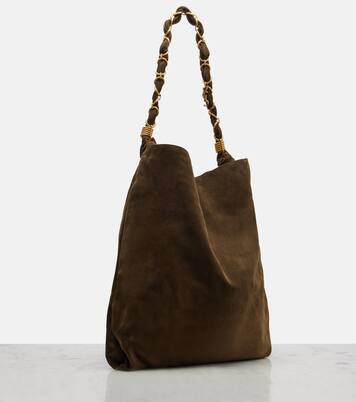 Borsa a spalla Amalia in suede | Saint Laurent