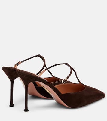 Sorbonne 85 suede mules | Aquazzura