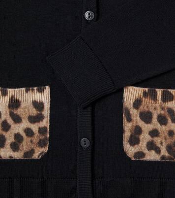 Virgin wool cardigan | Dolce&Gabbana Kids